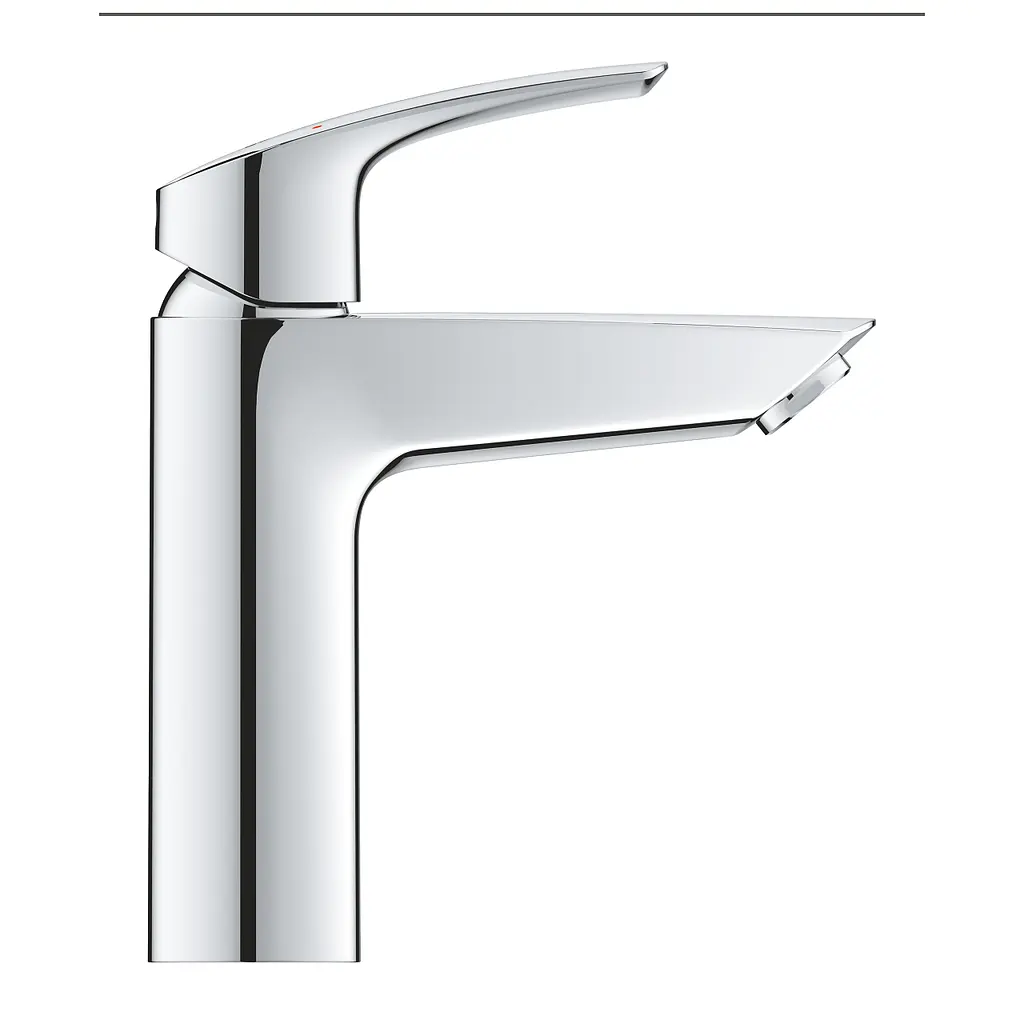 Змішувач для умивальника M-Size + натискний донний клапан Grohe Eurosmart New 23923003 Хром - фото 2