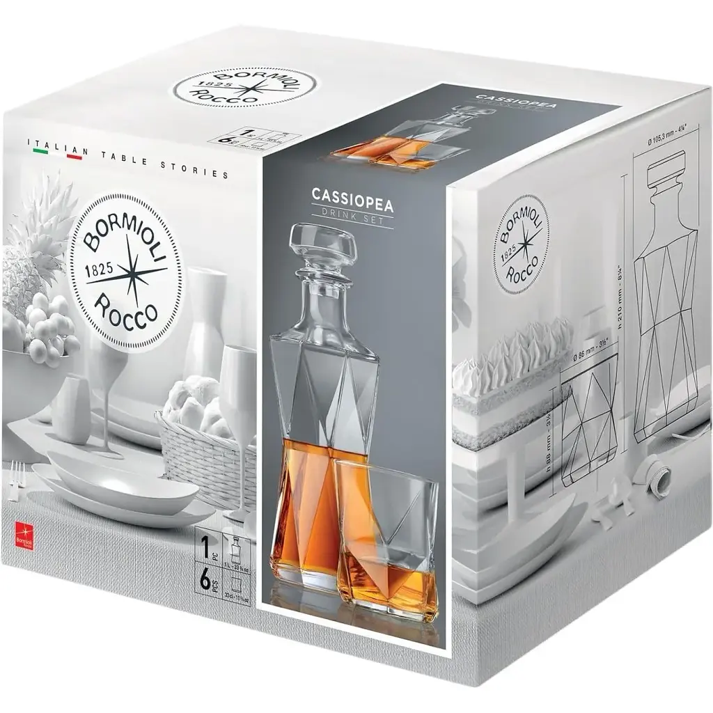 Набір для віскі Bormioli Rocco Cassiopea 7 предметів (234525S01021990) - фото 6