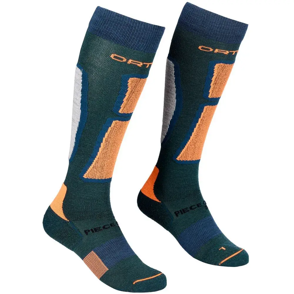 Носки Ortovox Ski Rock'n'Wool Long Socks Mns L Зеленый - фото 2