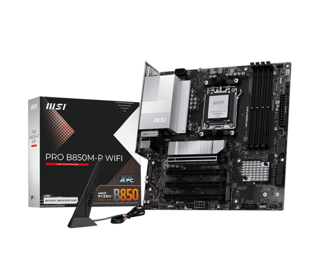 Материнська плата MSI B850M-P WIFI PRO Socket AM5 - фото 4