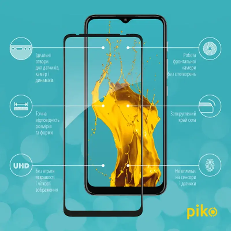 Скло захисне Piko Full Glue MOTO E20 (1283126521270) - фото 3