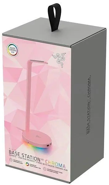 Підставка для навушників Razer Base Station V2 Chroma RGB Quartz (RC21-01510200-R3M1) - фото 4