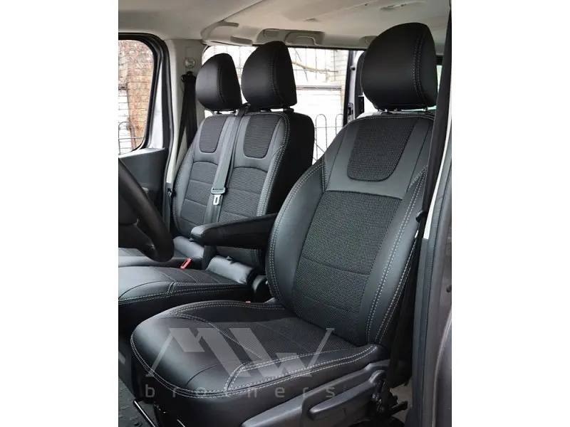 Авточохли модельні MW Brothers для Renault Trafic III ( 1+2 ) c 2014 - фото 2