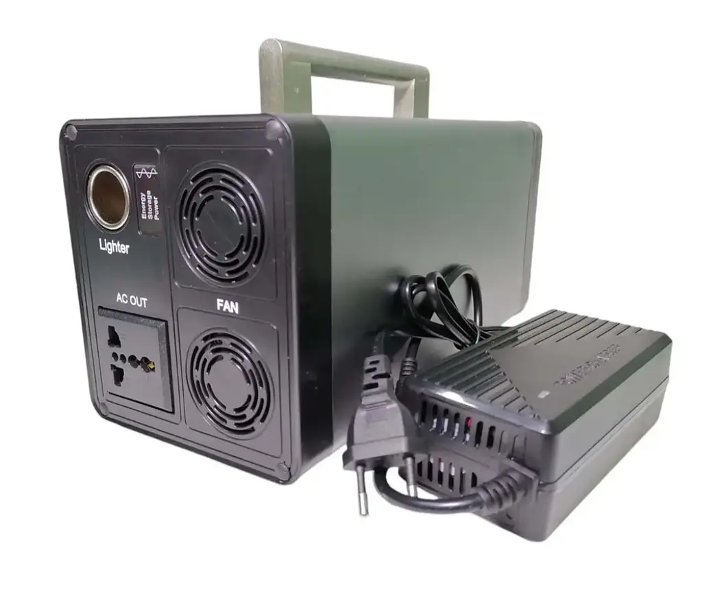 Акумуляторний інвертор 600 W 30 Ah, 600 Вт, Power Bank, зарядна станція з розеткою 220 V та 12 V, портативне джерело живлення 310 Wh 11,1 V/30 Ah/600 W - фото 2