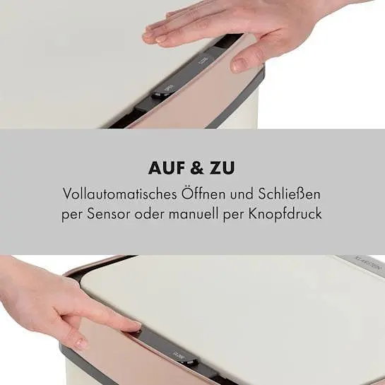 Бак для мусора Klarstein Royal Trash Rose Gold (10035364) - фото 7