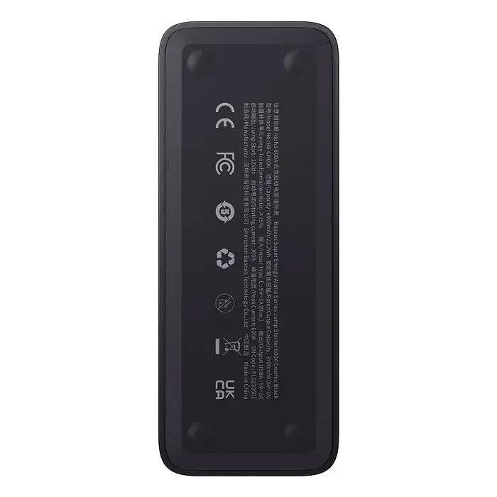 Пускозарядний пристрій Baseus Super Energy Alpha Series Jump Starter 600A [C00259200121-00] - фото 2