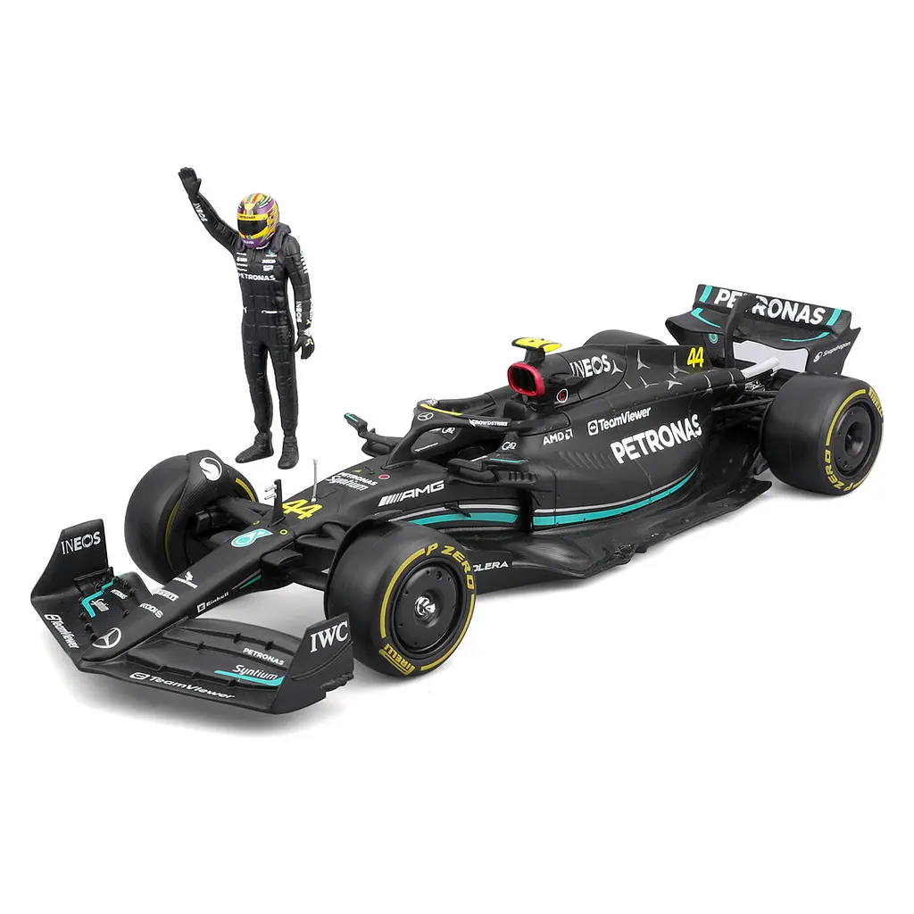 Автомодель з фігуркою - Mercedes-AMG F1 W14 E Performance (1:24), в асортименті - фото 5