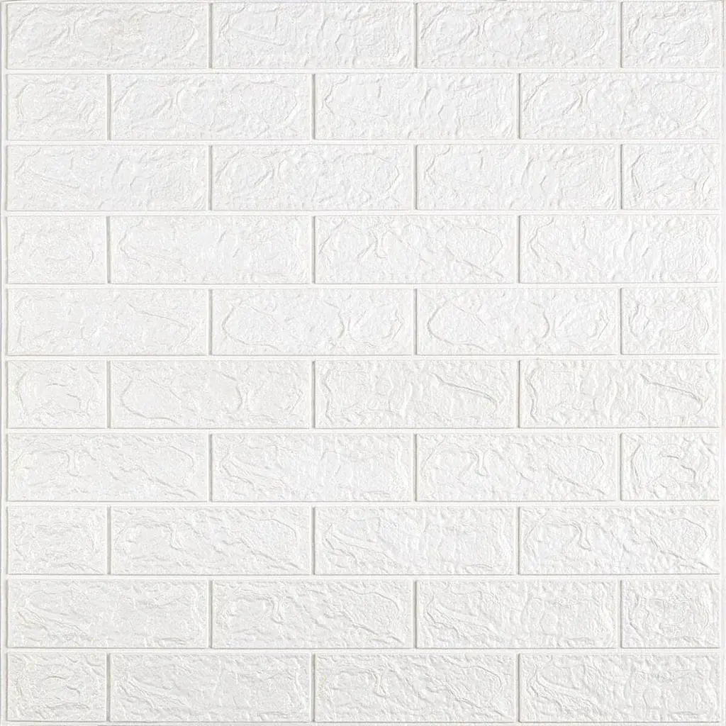 Самоклеюча 3D панель Sticker Wall під білу цеглу в рулоні 19600x700x3мм R001-3-20 SW-00001392 - фото 2
