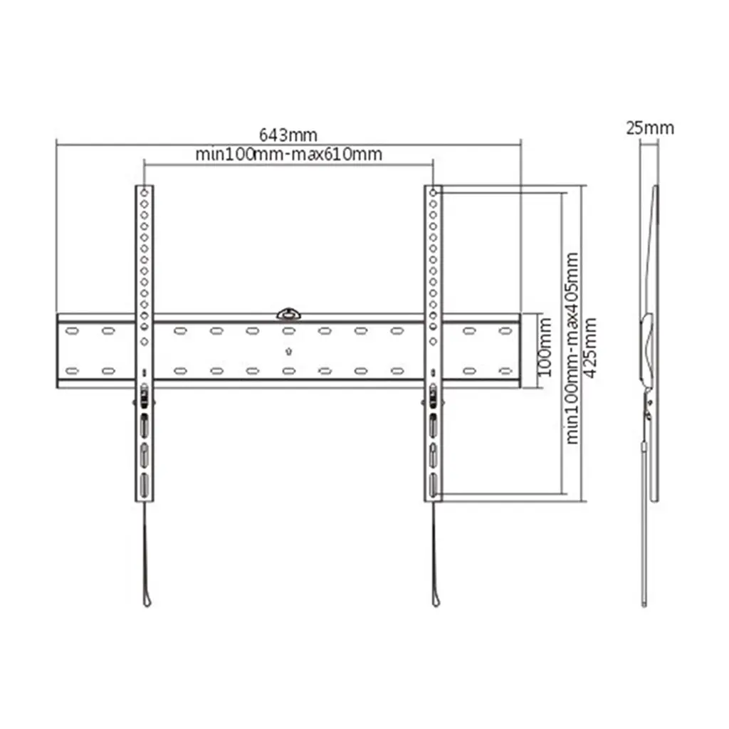 Кронштейн Gembird WM-70F-01 - фото 4