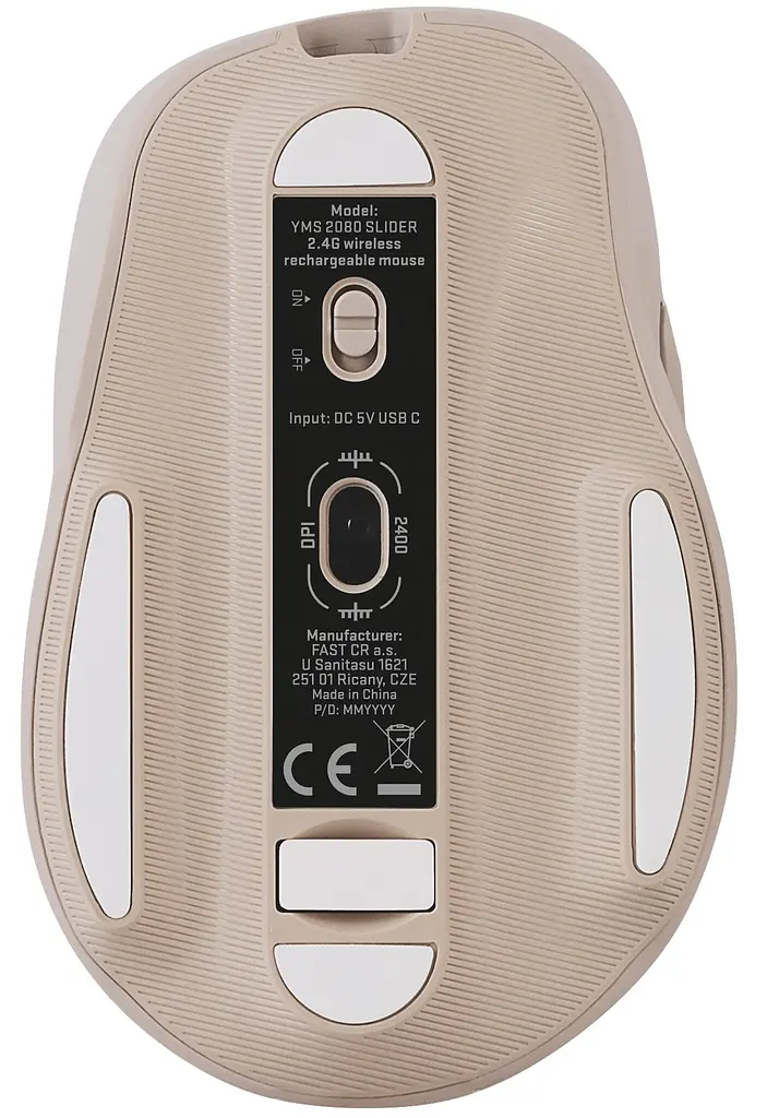 Комп'ютерна миша Yenkee YMS 2080BG WL rechargable mouse SLIDER teh0022084 - фото 4