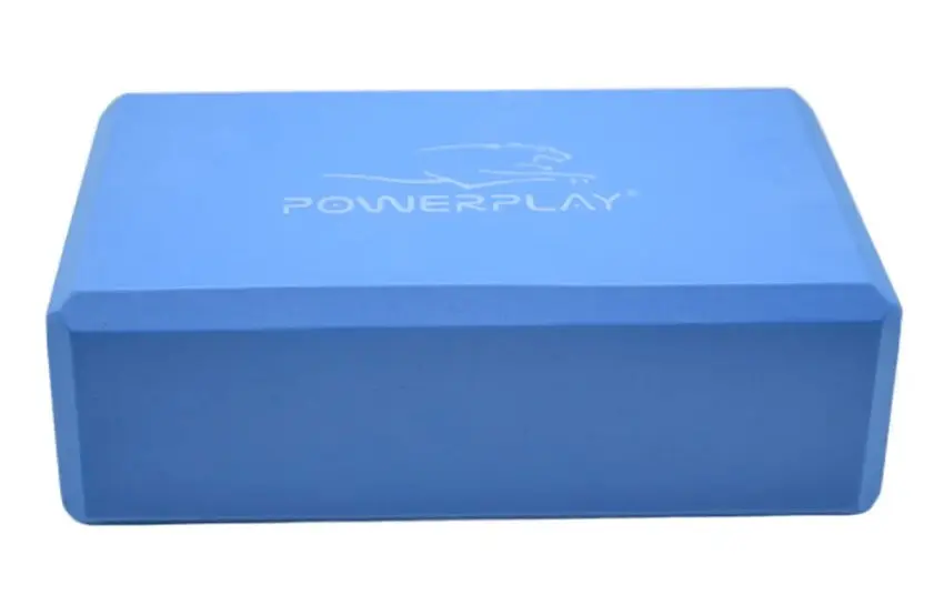 Блоки для йоги PowerPlay 4006 Yoga Brick EVA 2 шт Сині (PP_4006_Blue_2in) - фото 4