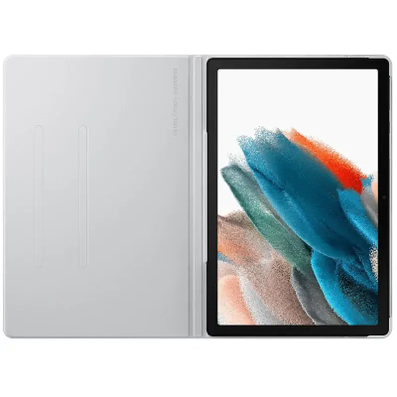 Чохол до планшета Samsung Book Cover Galaxy Tab A8 (X200/205) Silver (EF-BX200PSEGRU) - фото 2