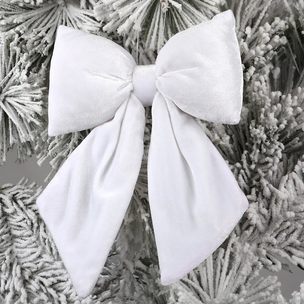 Украшение декоративное Yes! Fun Бант 24x18 см белое (975079) - фото 5