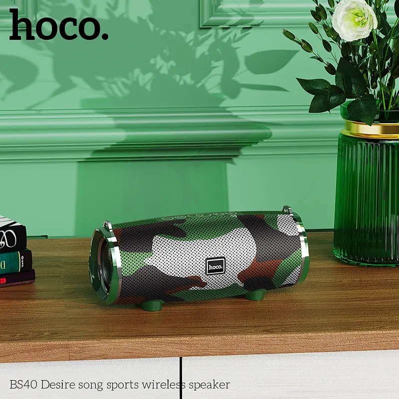 Портативна акустика Hoco Desire song sports wireless speaker BS40 14 Вт синя - фото 7