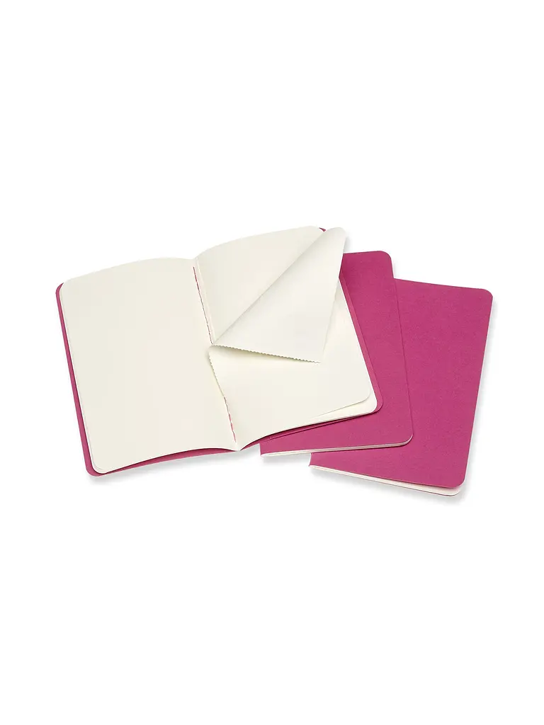 Записник Moleskine Cahier кишеньковий, Нелінований Кінетичний Рожевий (CH013D17) - фото 3