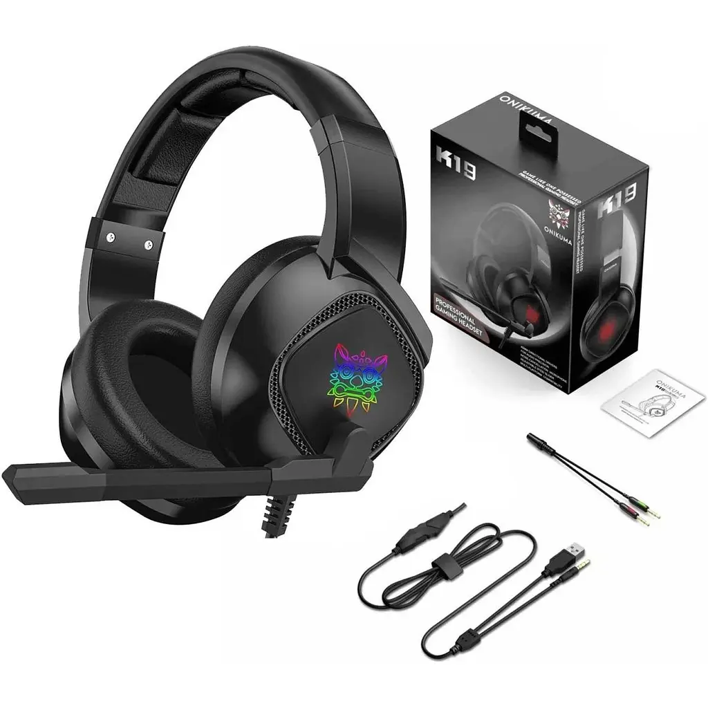 Ігрові навушники Onikuma K19 Professional Gaming Black [113077] - фото 4