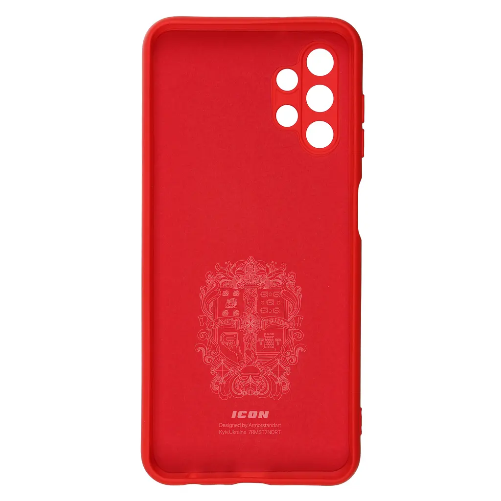 Чехол ArmorStandart ICON для Samsung A13 4G (A135) с камерой, красный (ARM62667) - фото 2