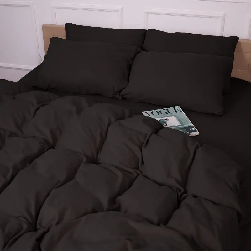 Комплект детского постельного белья MirSon Фланель 002 Black 110х140 см черный (2200009648212) - фото 11