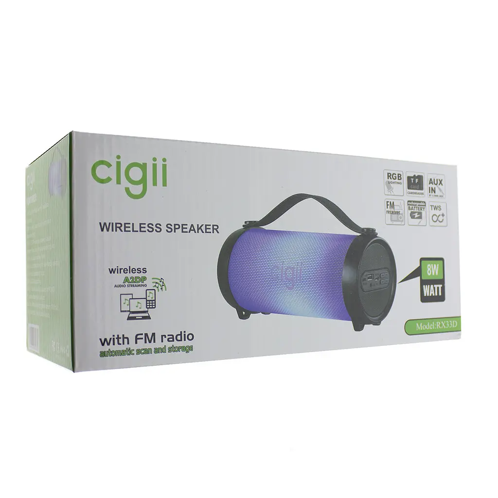 Портативная акустика Cigii Beecaro RX33D LED - фото 2