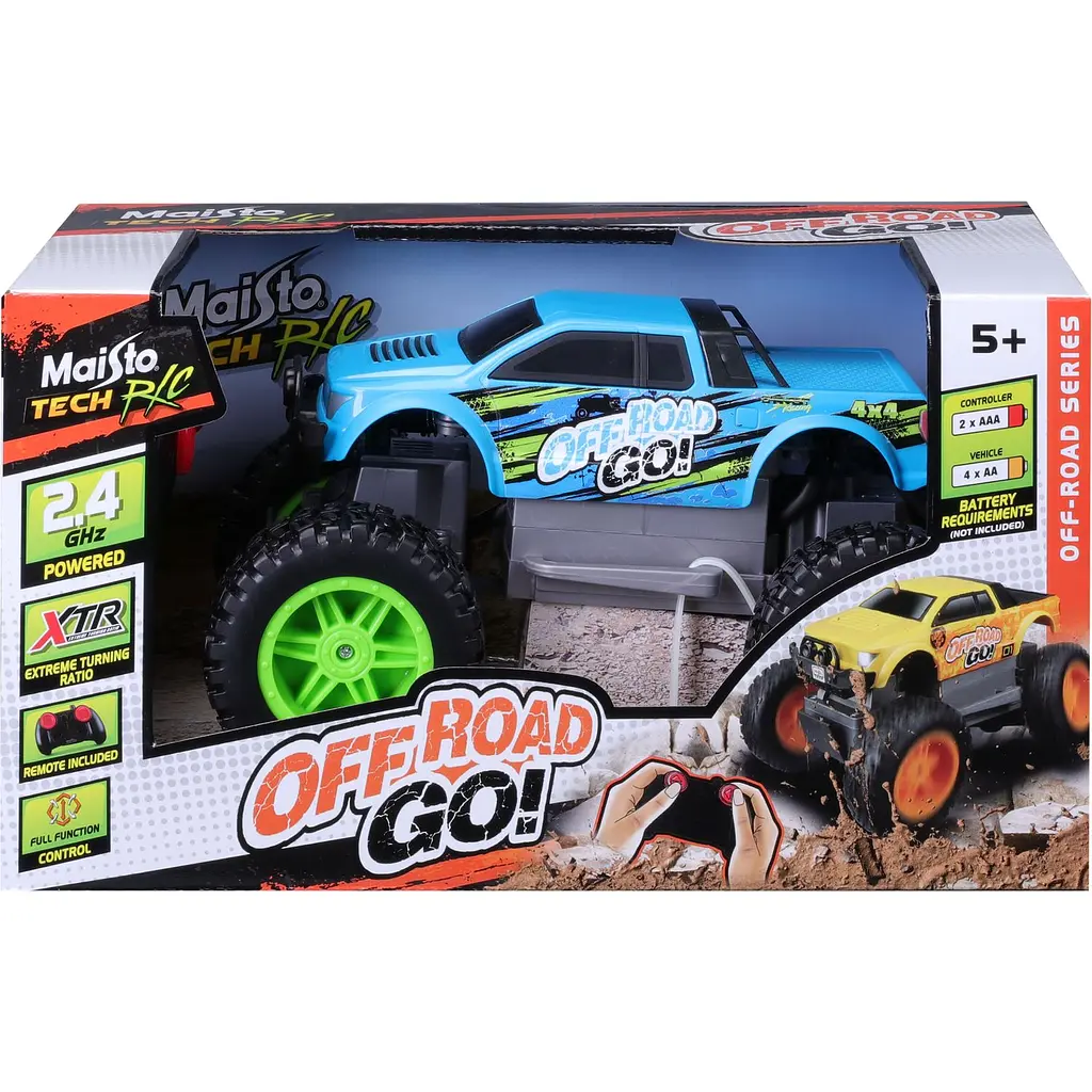 Машинка іграшкова на радіокеруванні Maisto Tech Off Road Go блакитна (82759 light blue) - фото 16