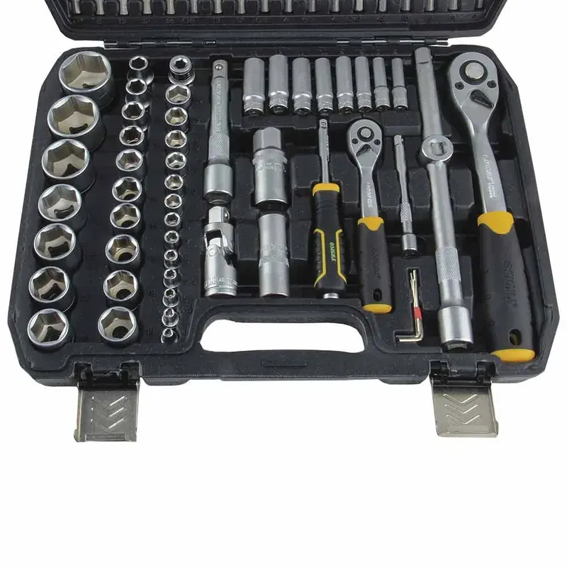 Набір інструментів Sigma насадок торцевих та біт 1/4", 1/2" 110 шт CrV mid (6003771) - фото 5