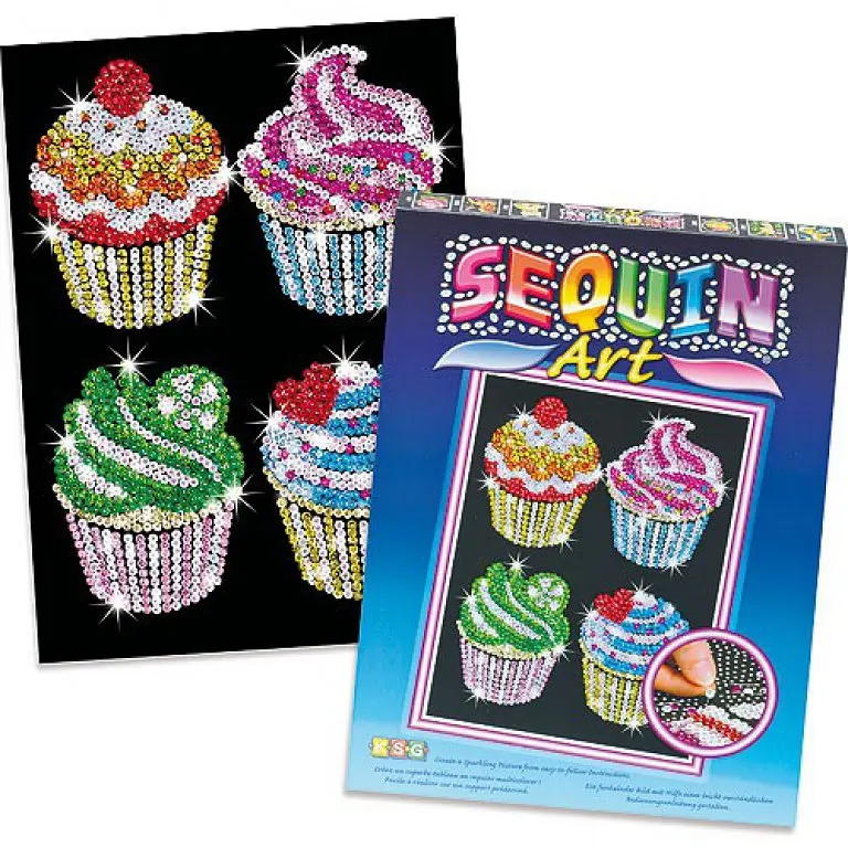 Набір для творчості Blue Кекси 25*34см Sequin Art det0017645 - фото 2