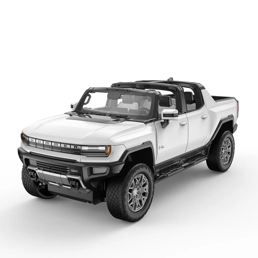 Машинка Hummer EV белый RASTAR модель 1:16 Автомобиль на дистанционном управлении + пульт 2,4 ГГц - фото 3