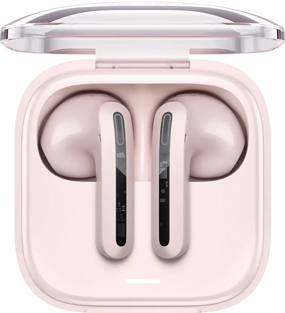Навушники Xiaomi Redmi Buds 6 Active transparent pink (M2344E1 / BHR8395GL) (Global Version) - фото 2