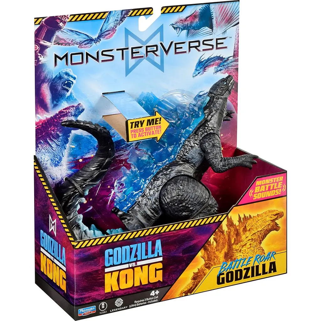Ігрова фігурка Godzilla vs. Kong S2 Ґодзілла готовий до бою зі звуком 18 см (35756N) - фото 5