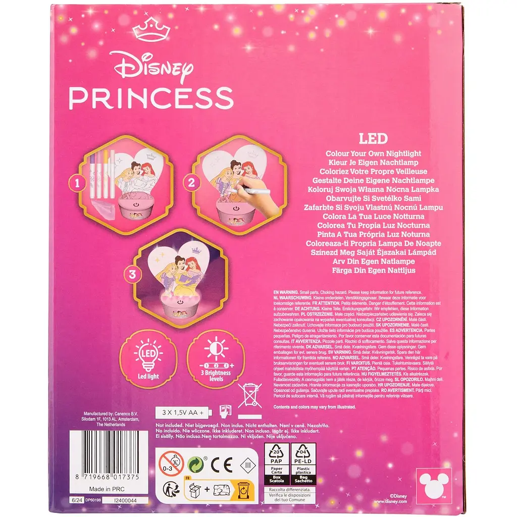 Набор для творчества Disney Princess LED ночник (DP60198) - фото 2