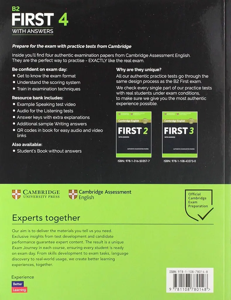 First 4 B2. Practice Tests. Student's Book with Answers with Audio with Resource Bank - - фото 2