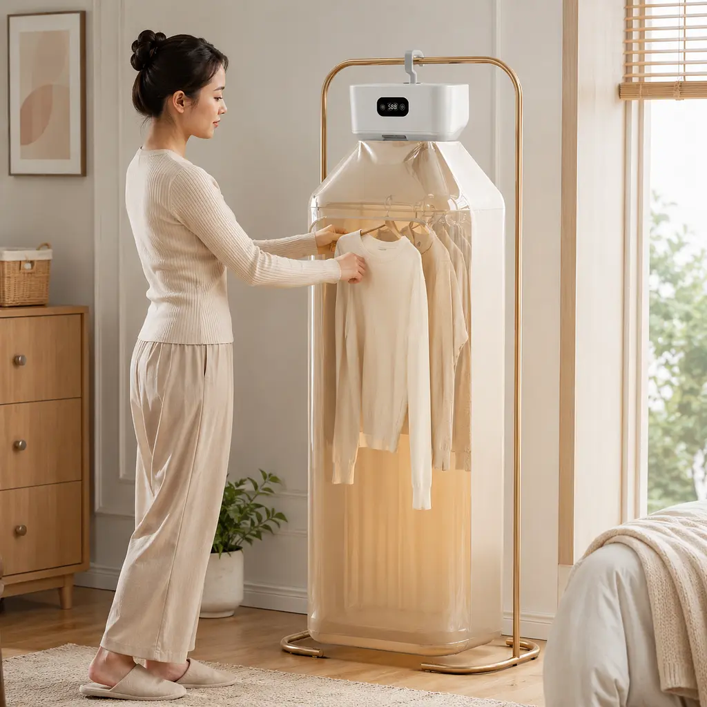 Складна сушарка для одягу DRYING CLOTH HEATER 600 Вт / Підвісна сушарка для одягу 110 см - фото 2