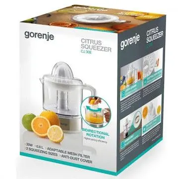 Соковитискач для цитрусових GORENJE CJ30E - фото 3
