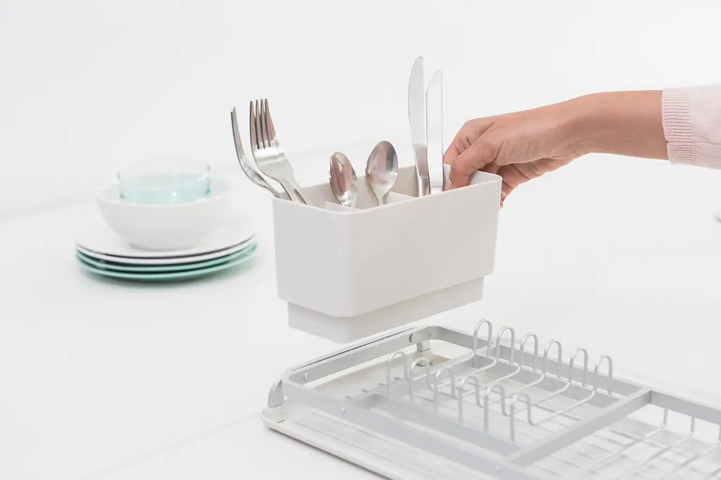 Сушарка для посуду Brabantia, 46,3х20х12,5 см, світло-сірий (117282) - фото 6