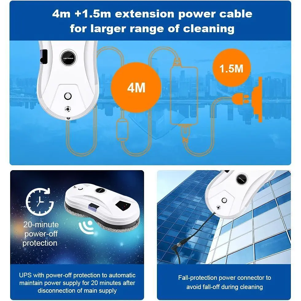 Робот для миття вікон Liectroux YW610 White - фото 13