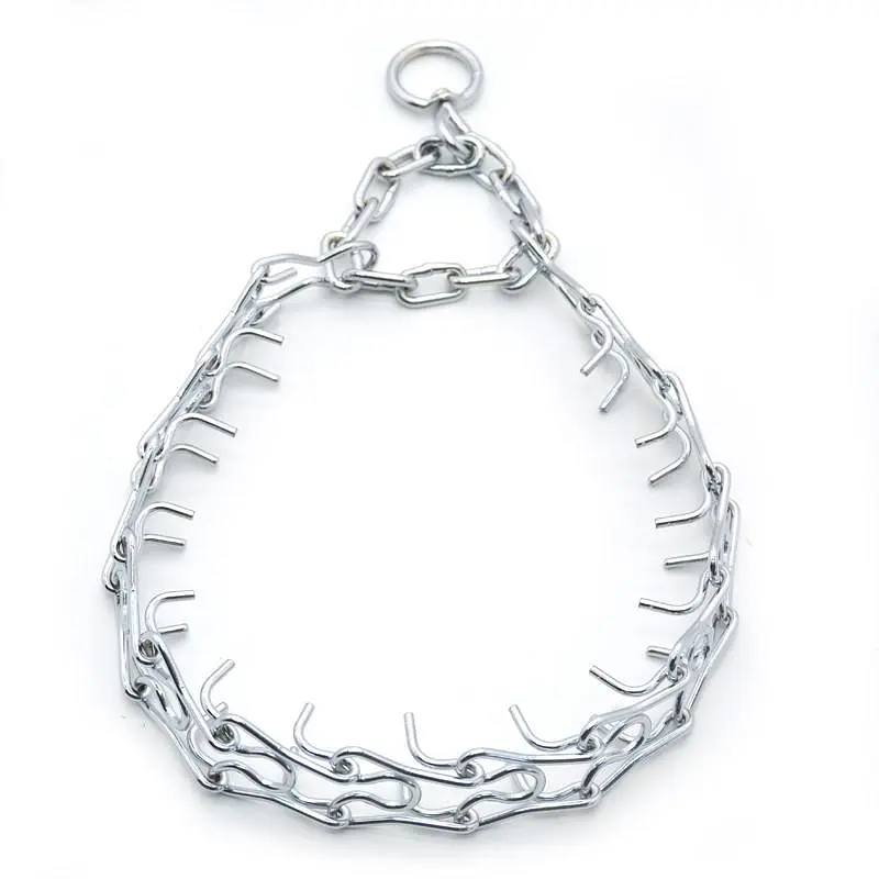 Нашийник зашморг жорсткий для собак Zoo-hunt хромовий ХЖ №2 52 см - фото 4