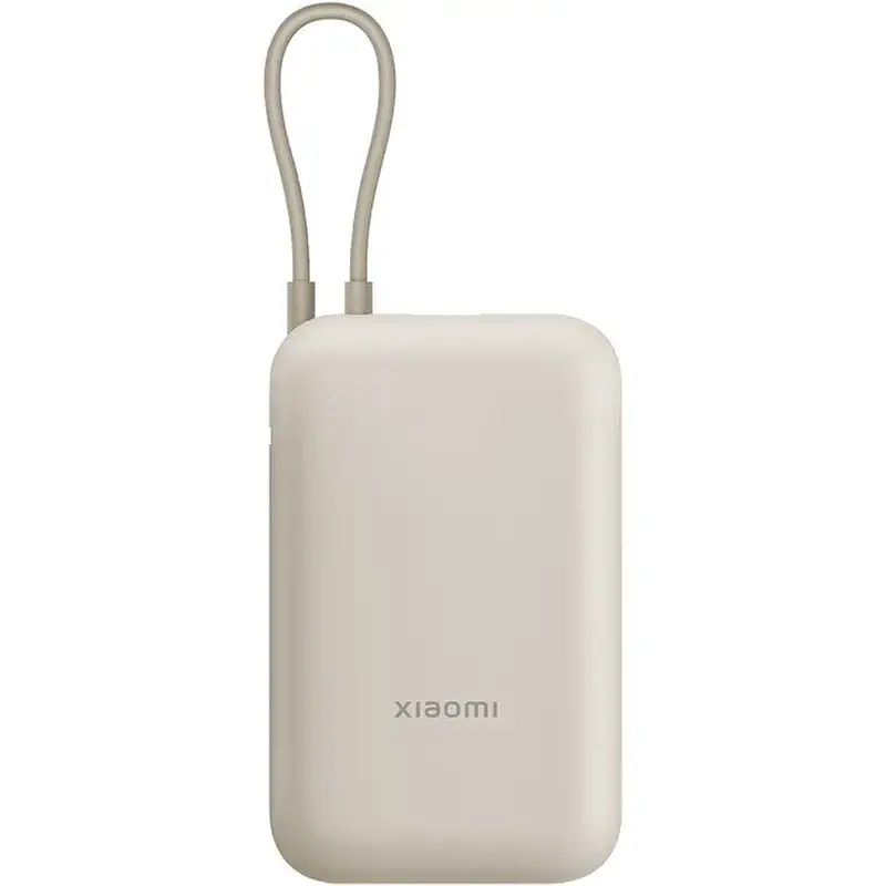 УМБ Xiaomi 10000mAh 22.5W (Integrated Cable) (BHR9072GL) беж - фото 7