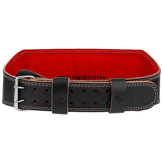 Пояс для важкої атлетики Power System PS-3030 Black/Red L - фото 3