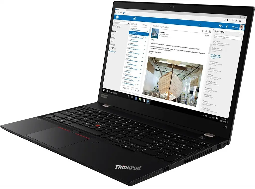 Ноутбук Lenovo ThinkPad T15 15.6FHD IPS AG/Intel i5-1135G7/16/256F/NVD450-2/W10P (20W4007SRA) - фото 3