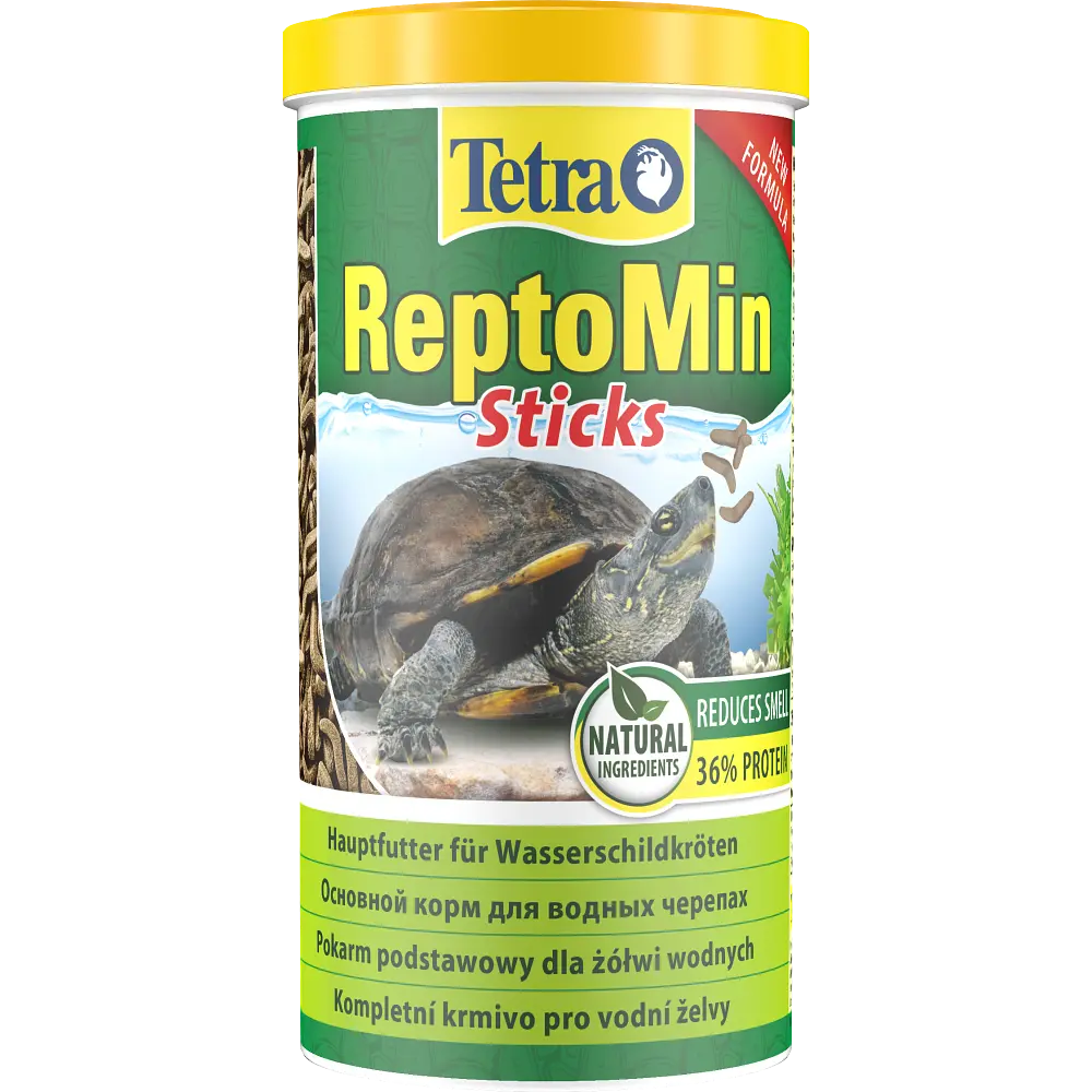 Сухий корм для водоплавних черепах Tetra в паличках ReptoMin 1 л - фото 4