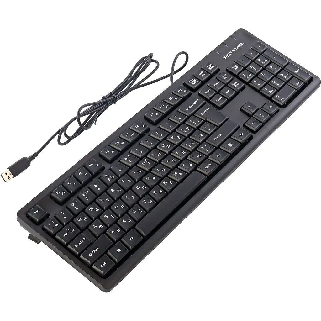 Клавіатура A4Tech Fstyler FKS12 Black (4711421003155) [150742] - фото 4