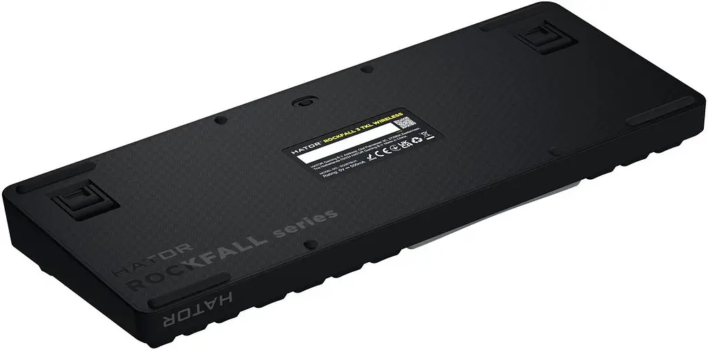 Клавіатура бездротова Hator Rockfall 3 Mecha TKL Wireless Помаранчево-чорний (HTK850UA) - фото 6