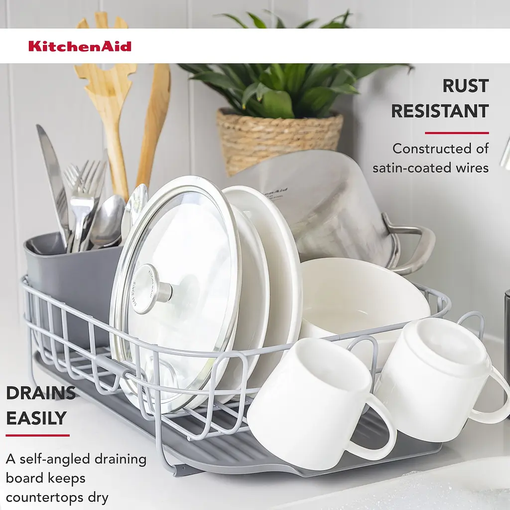 Підставка для сушки посуду KitchenAid Sinkware сіра (KEG197OSGR) - фото 11