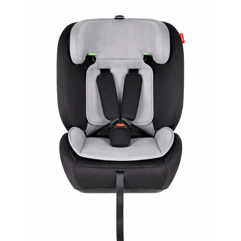 Дитяче автокрісло Vento i-Size 76–150 см Grey/Black, від 15 місяців до 12 років, група 1/2/3, 5-точкові ремені - фото 2
