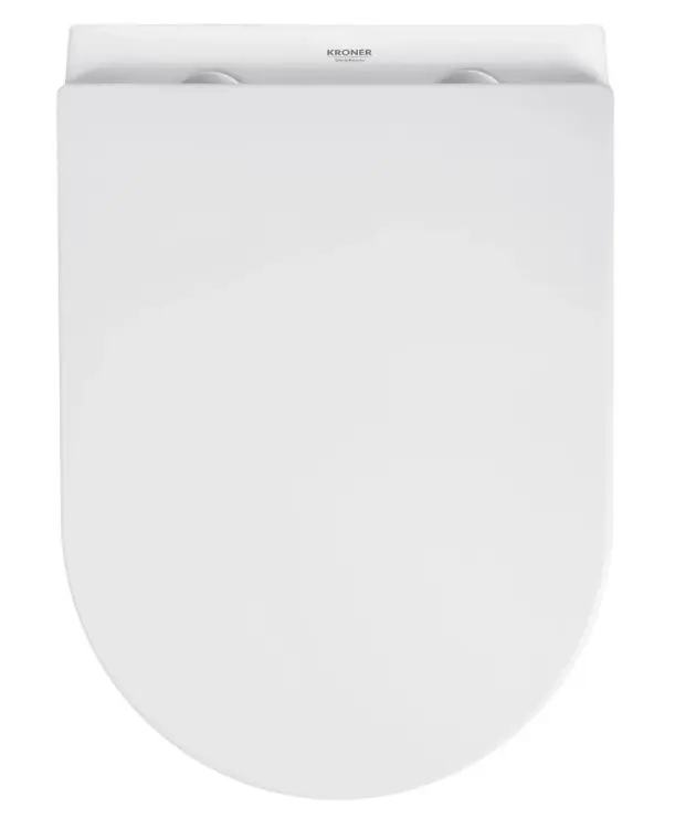 Унітаз підвісний безобідковий Kroner Armada WHI513636 RIMLESS з сидінням Slim Duroplast / Soft-close / Quick relase (KA513636WHIR) (CV029610) - фото 8