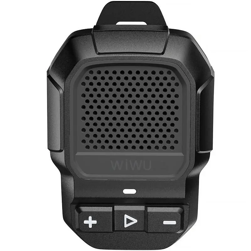 Bluetooth Колонка Wiwu SPK-001 Buddy Fun with Magnetic Clip Black - фото 4