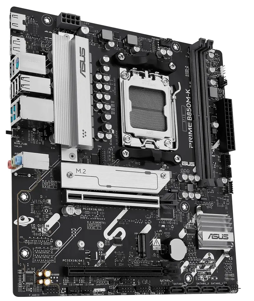 Материнська плата ASUS PRIME B850M-K (PRIME B850M-K) (Socket AM5, AMD B850, Micro-ATX) Б/в - фото 2