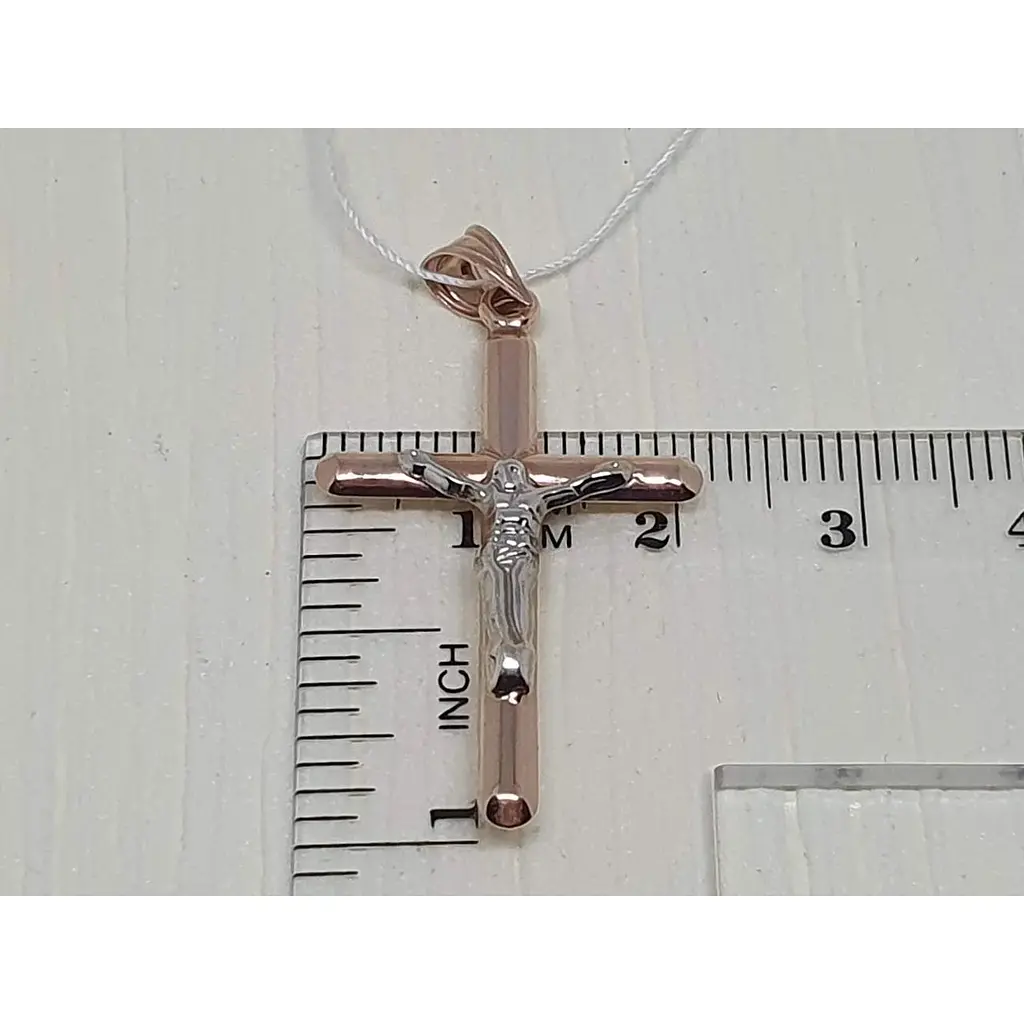 Золотий хрестик Favoritum Розп'яття Христа. 792 - фото 4