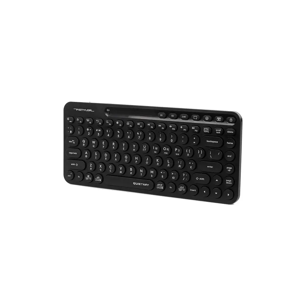 Клавіатура A4Tech FBK36C Wireless/Bluetooth Black (4711421000222) - фото 2