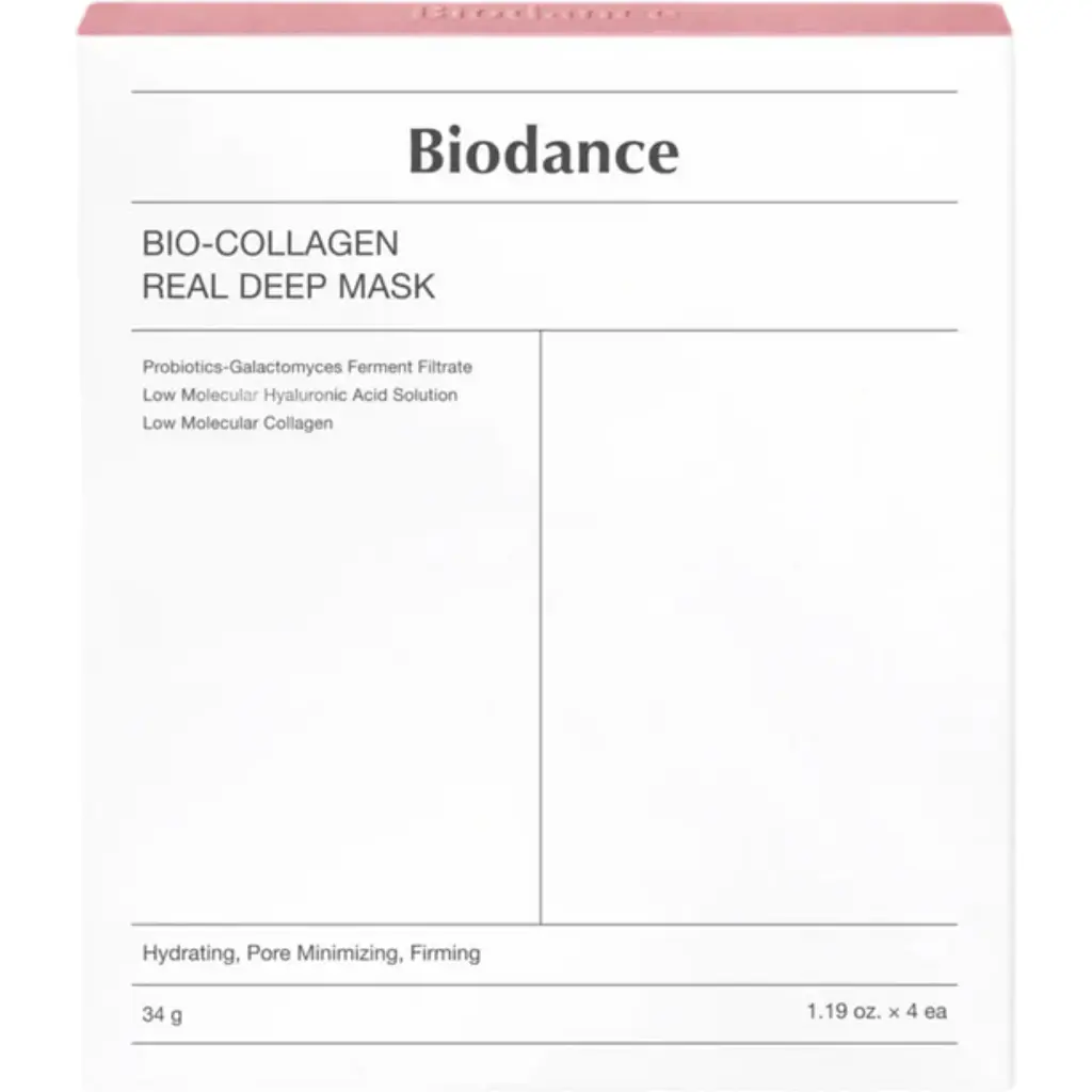 Набір гідрогелевих масок з колагеном Biodance Bio-Collagen Real Deep Mask 4 шт. (BT20659) - фото 3